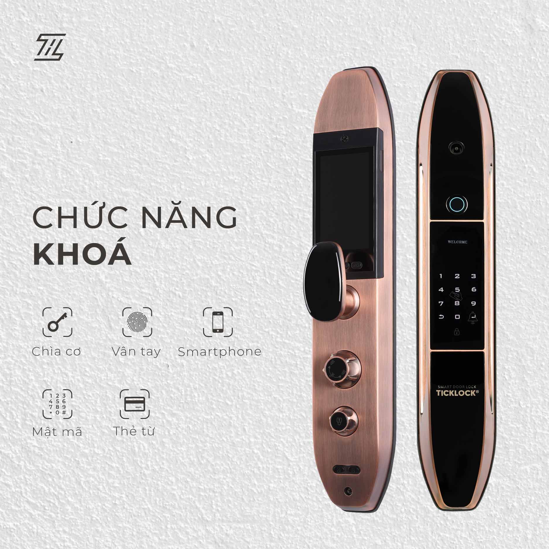 khóa cửa thông minh ticklock việt nam a850