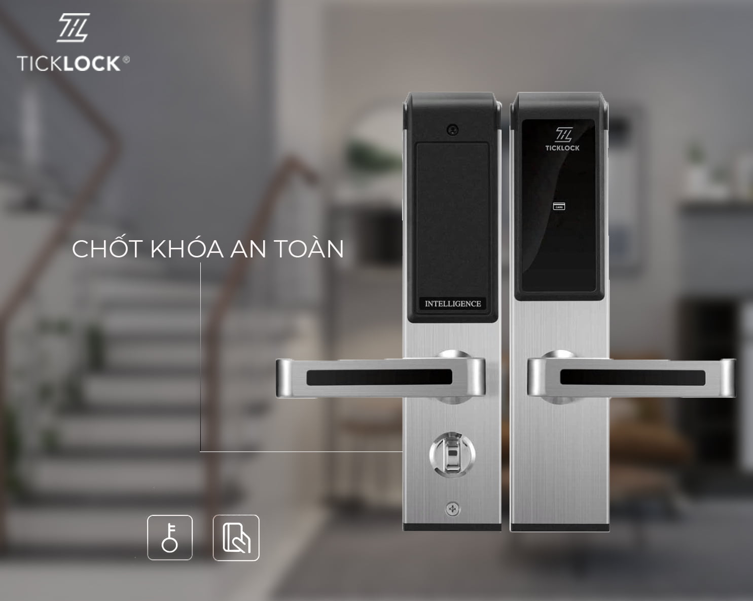 Khóa thẻ từ khách sạn TickLock SK500